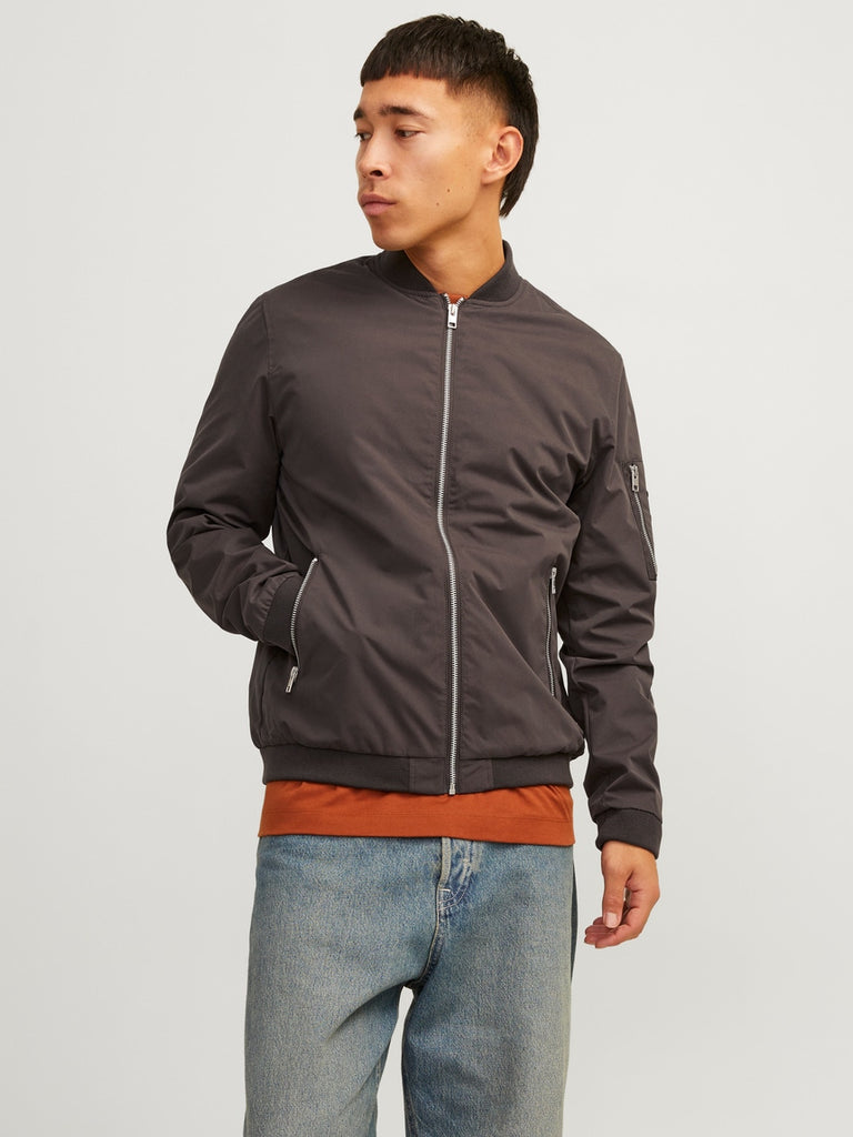 Jack&Jones Bomber Jacket in Mulch