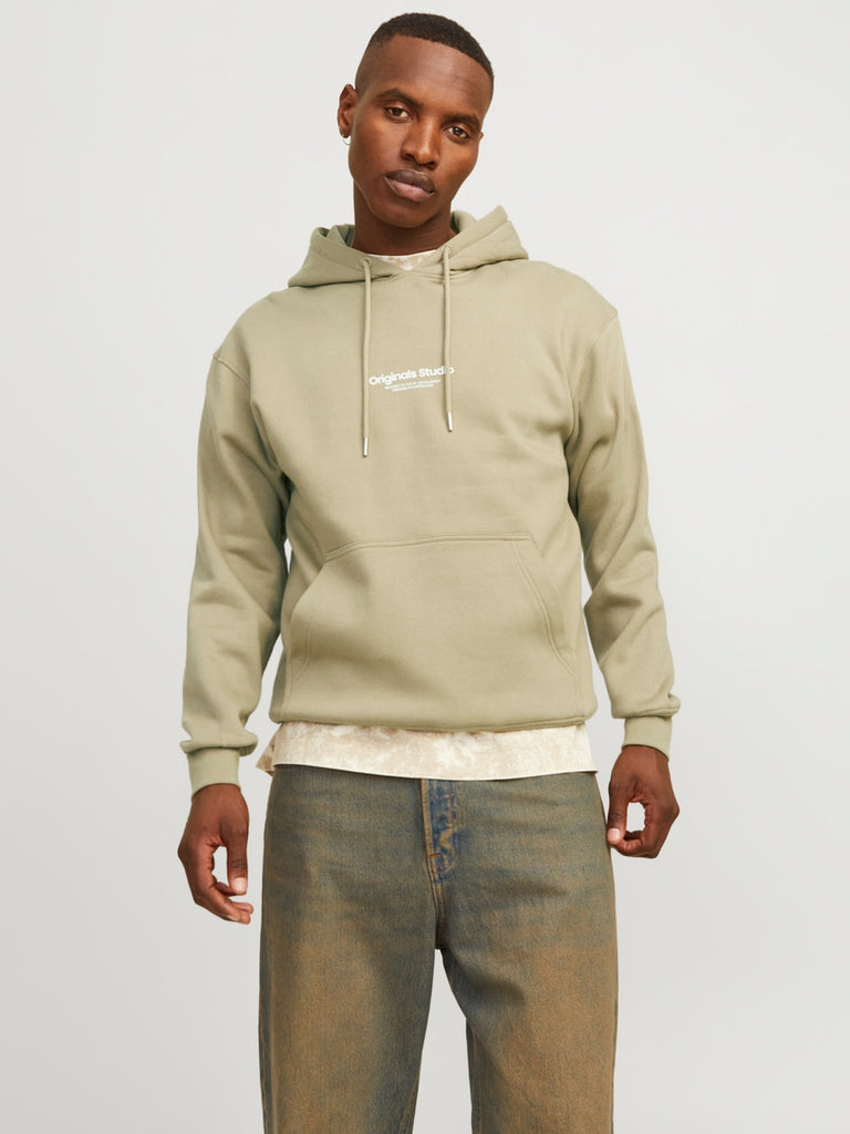 Jack&Jones Studio Hoodie in Silver Sage